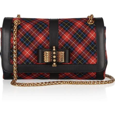 louboutin flannel bag